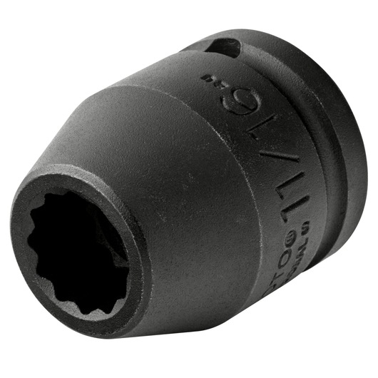 3/4 in. Drive 11/16 in. 12-Point Impact Socket