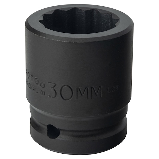 3/4 in. Drive 30mm 12-Point Impact Socket