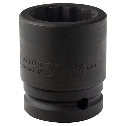 3/4 in. Drive 31mm 12-Point Impact Socket
