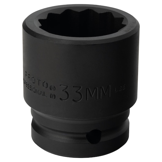 3/4 in. Drive 33mm 12-Point Impact Socket Impact