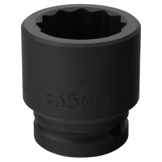 3/4 in. Drive 35mm 12-Point Impact Socket