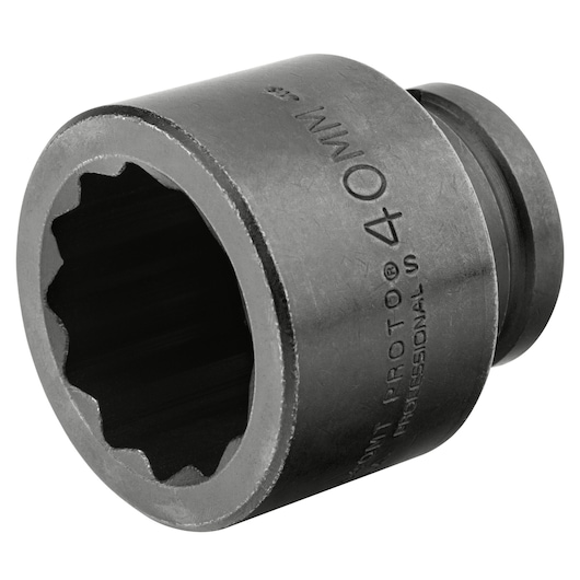 3/4 in. Drive 40mm 12-Point Impact Socket