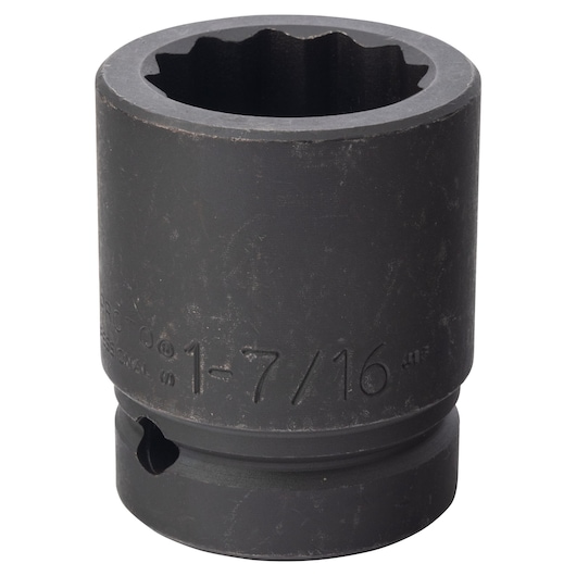 1 in. Drive 1-7/16 in. 12-Point Impact Socket