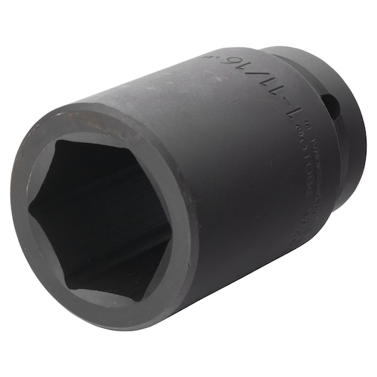 1 in. Drive 1-11/16 in. 6-Point Deep Impact Socket