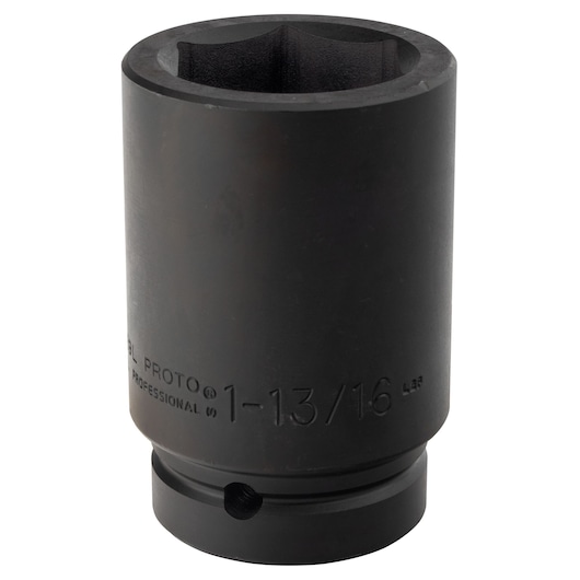 1 in. Drive 1-13/16 in. 6-Point Deep Impact Socket