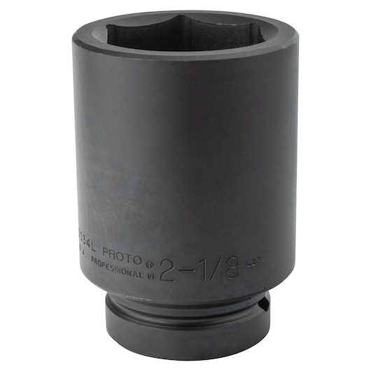 1 in. Drive 2-1/8 in. 6-Point Deep Impact Socket