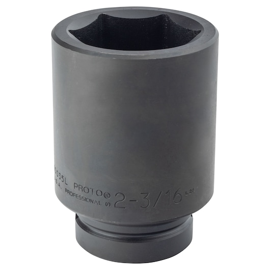 1 in. Drive 2-3/16 in. 6-Point Deep Impact Socket