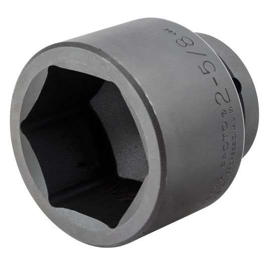 PROTO J10042 large gray impact socket viewed at an angle on a white background.