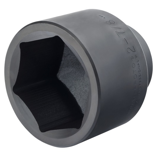 PROTO J10046 large black six-point impact socket, angled view on white background.