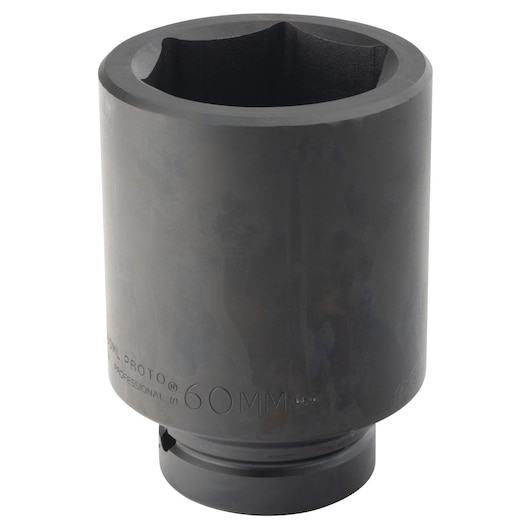 1 in. Drive 60mm 6-Point Deep Impact Socket