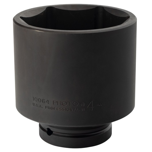 PROTO J10064 black impact socket, professional grade, photographed on white background.