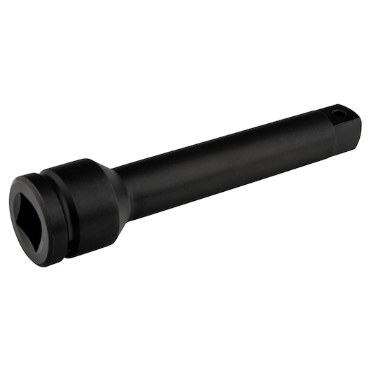 PROTO J10608 black impact extension bar, tool photography, angled on white background.