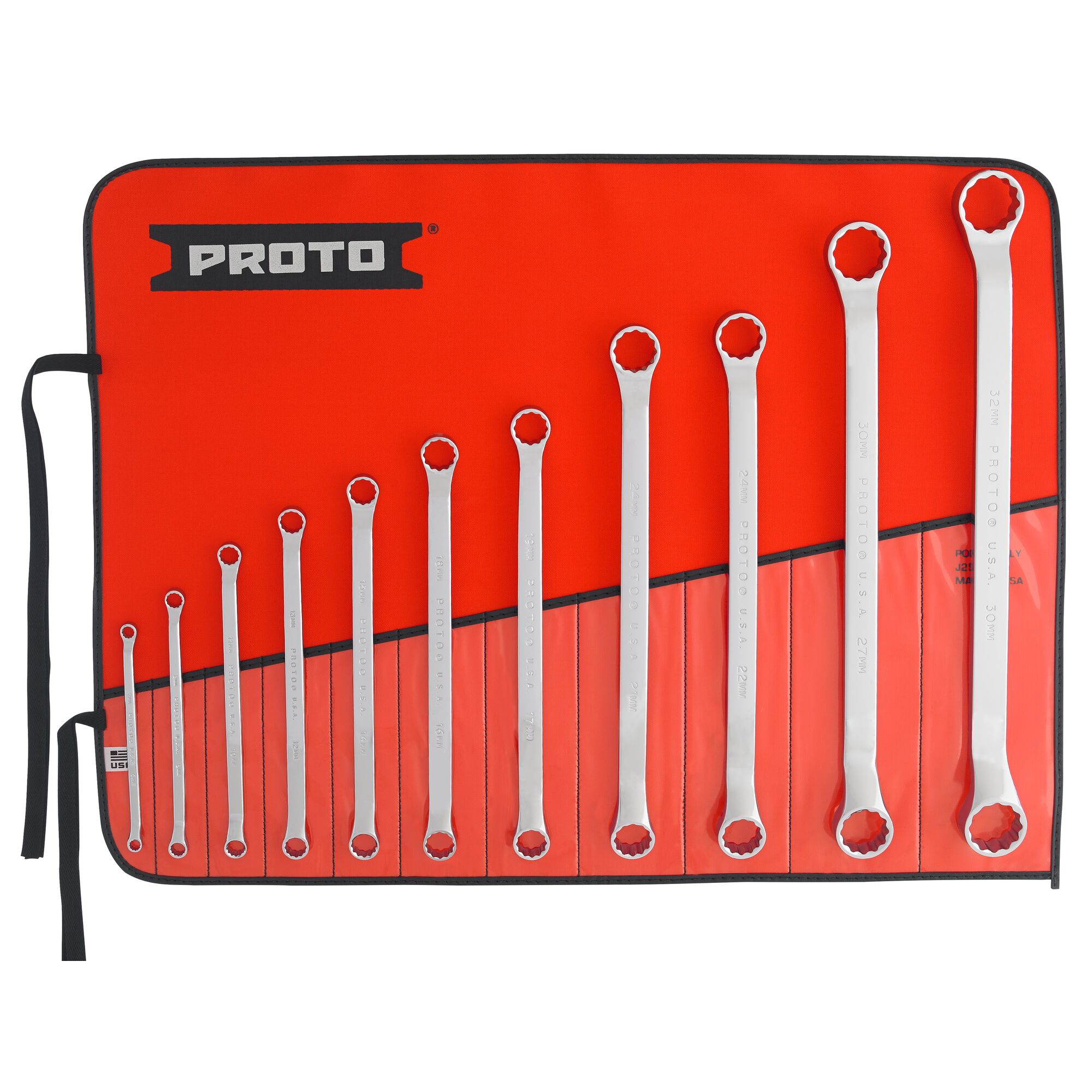 12-Point Full Polish Metric Box Wrench Set (11 pc.) | PROTO
