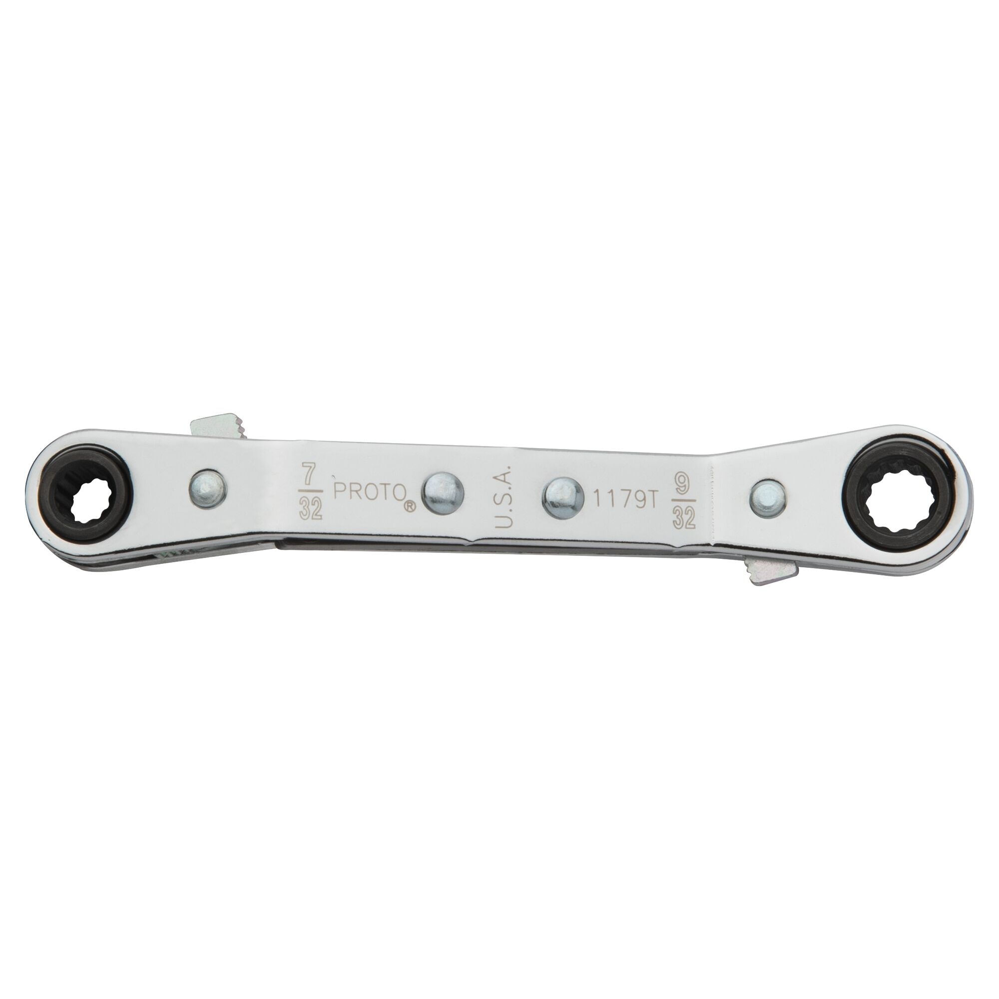 7/32 in. x 9/32 in. Offset Reversible 12-Point Ratchet Double Box