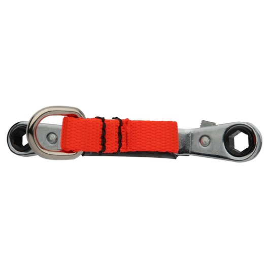 1/4 in. x 5/16 in. 6-Point Tethered Double Box Ratcheting Offset Wrench