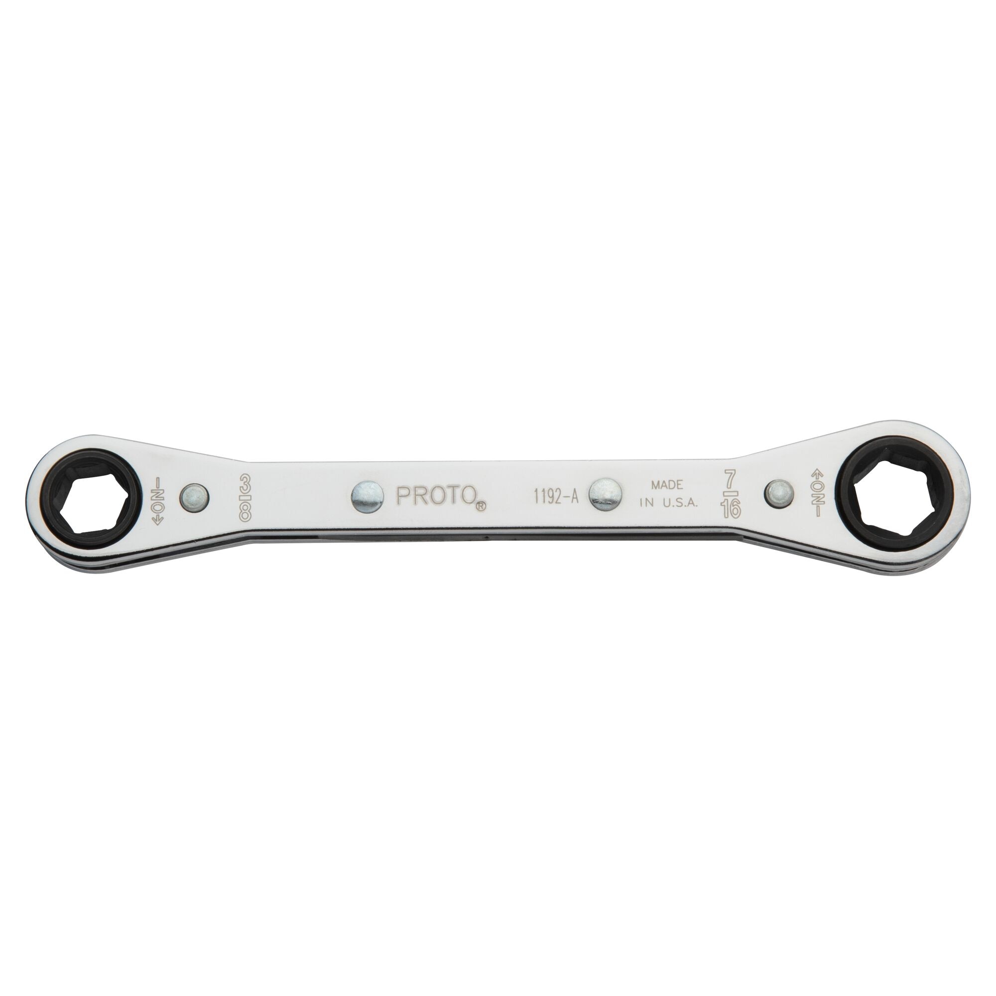 3/8 in. x 7/16 in. 6-Point Double Box Ratchet Wrench | PROTO