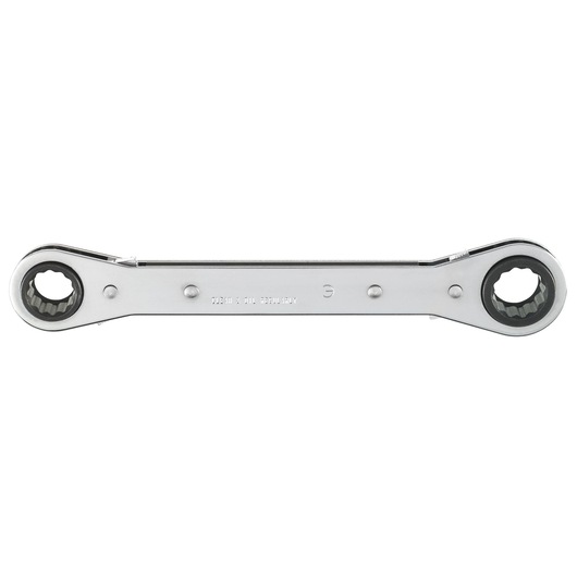 15mm x 17mm 12-Point Double Box Reversible Ratchet Wrench