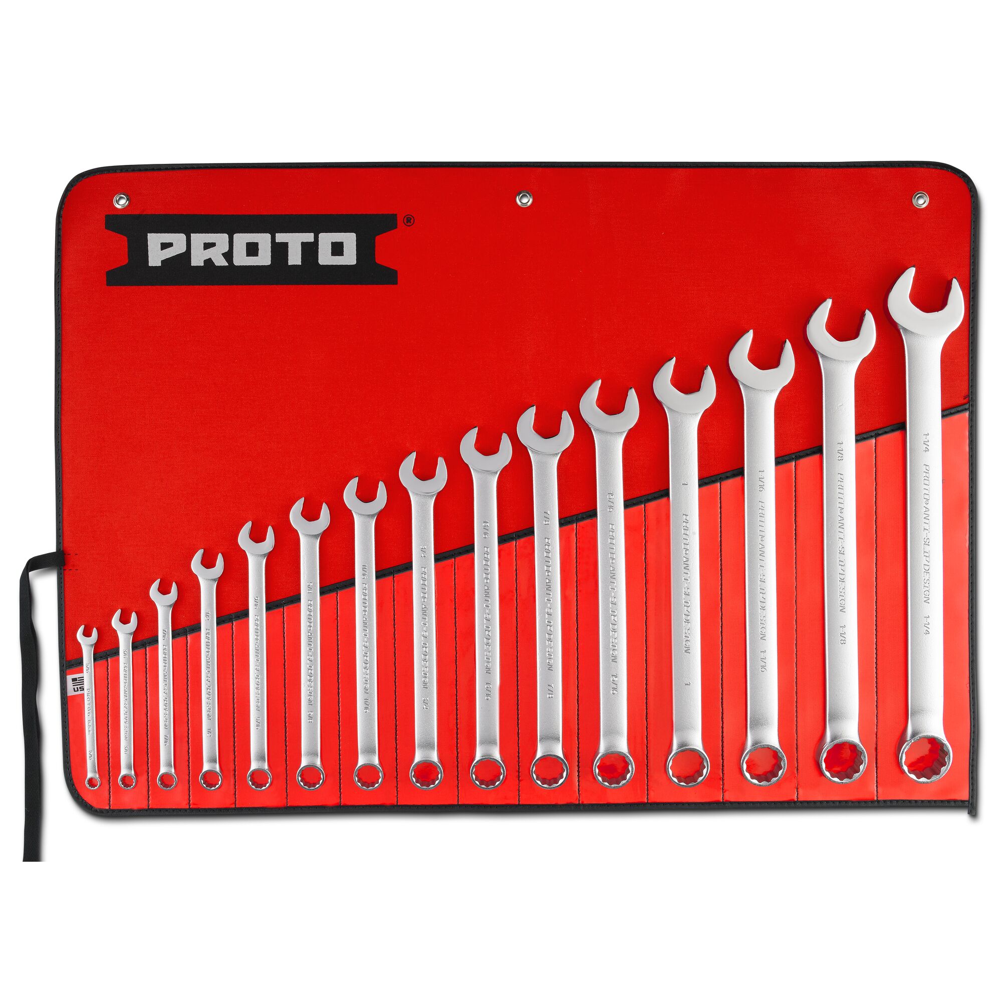 12-Point Satin Combination Wrench Set (15 pc.) | PROTO