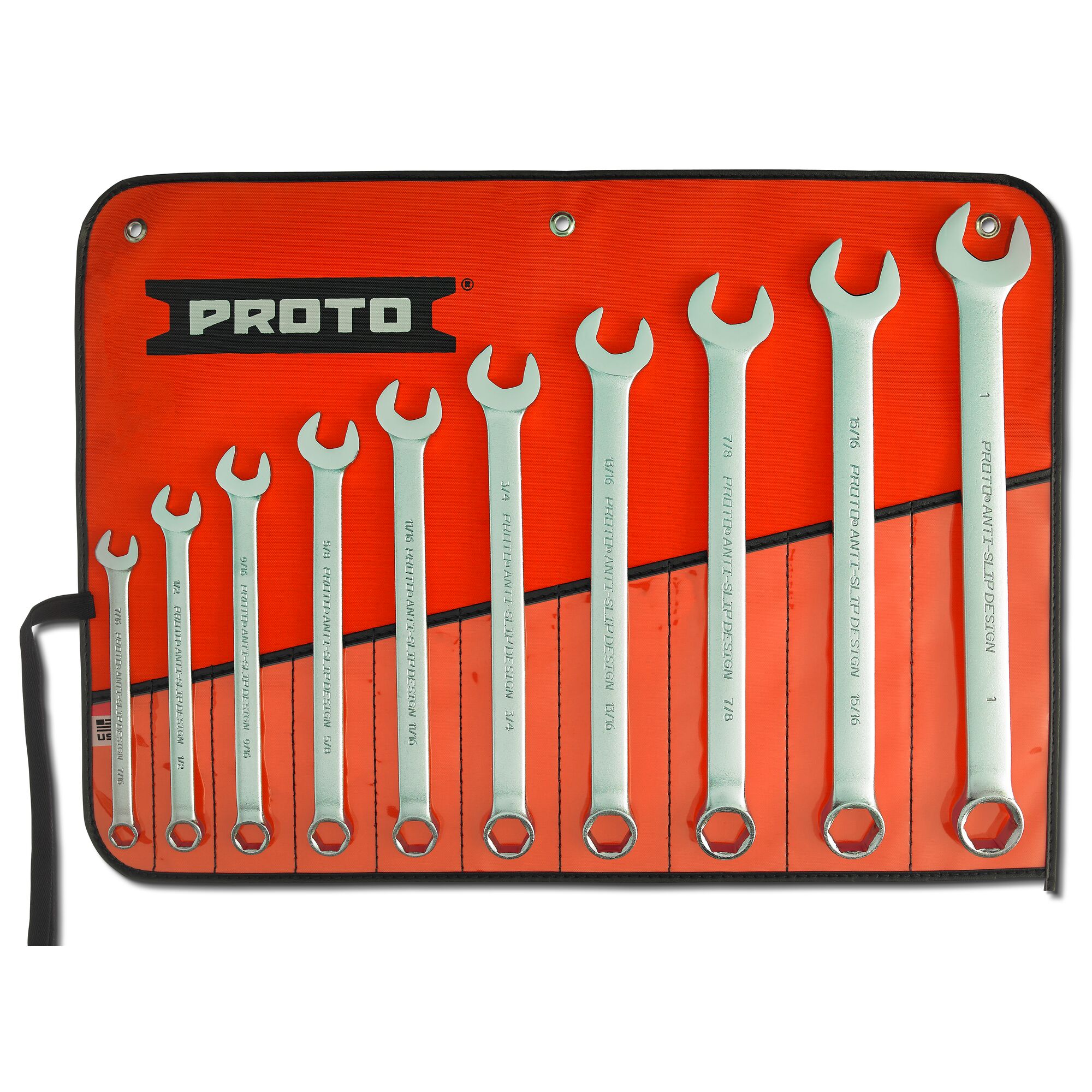 6-Point Satin Combination ASD Wrench Set (10 pc.) | PROTO