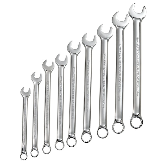 12-Point Metric Combination Wrench Set (9 pc.)