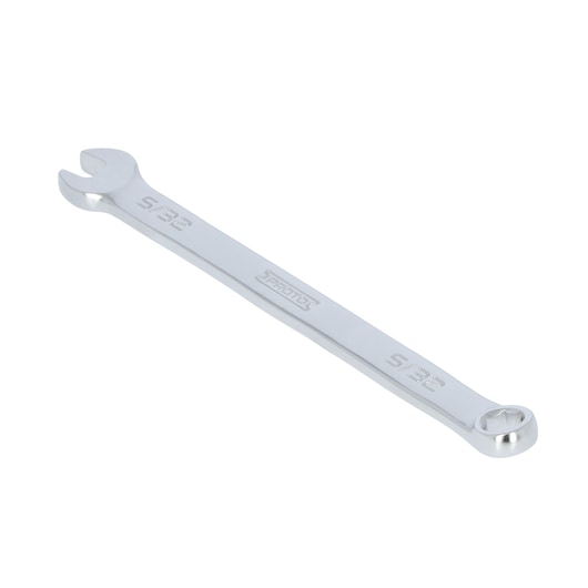 PROTO J1205EFM chrome combination wrench 5/32 inch, angled view, white background.