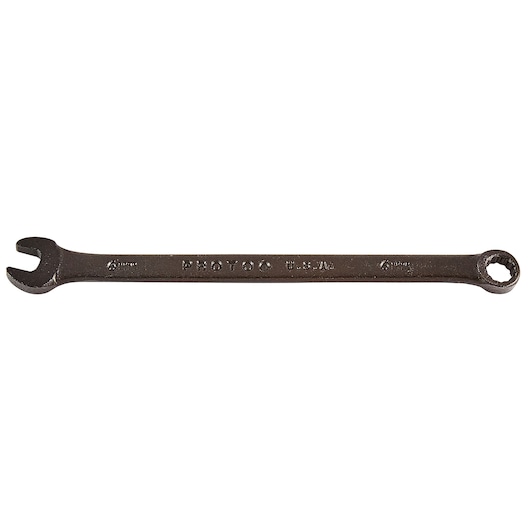 PROTO J1206MBA box-end and open-end wrench, dark finish, photography on white background