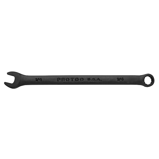 1/4 in. Black Oxide 12-Point Combination Wrench