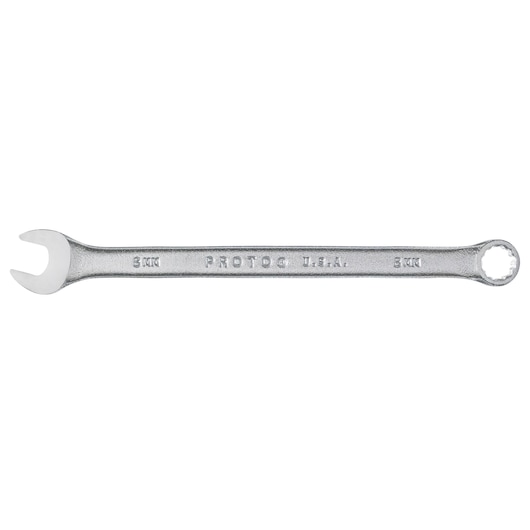 PROTO J1208MA combination wrench silver 8mm photo, side view on white background