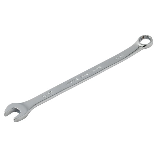 PROTO J1209SPL combination wrench with polished chrome finish, angled view on white background.