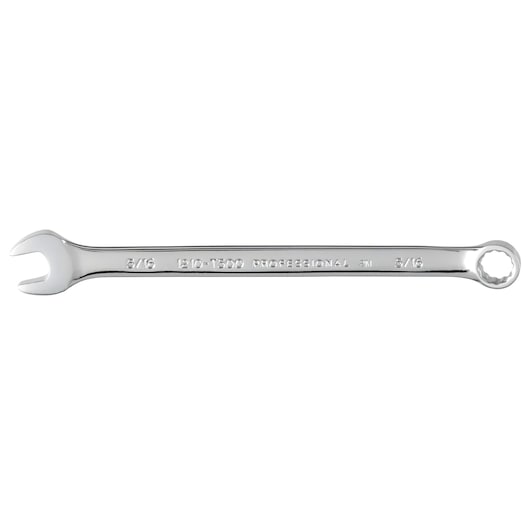 PROTO J1210-T500 combination wrench with open and box end, chrome finish, shown flat on white background.