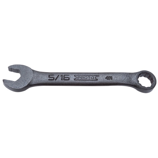 5/16 in. 12-Point Black Oxide Combination Short Wrench