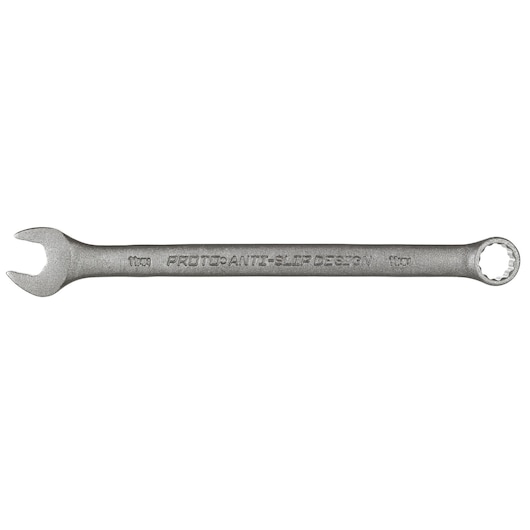 PROTO J1211MBASD combination wrench 11mm, silver finish, photographed flat on white background.