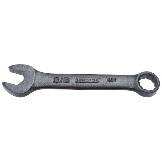 3/8 in. 12-Point Black Oxide Combination Short Wrench