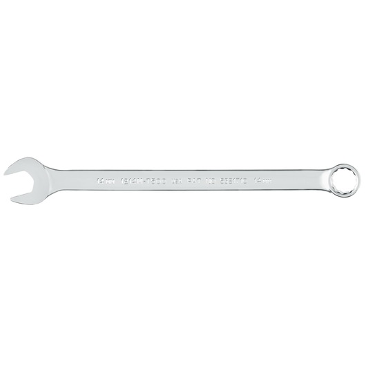 PROTO J1214M-T500 combination wrench, 14mm, chrome finish, front angle on white background.