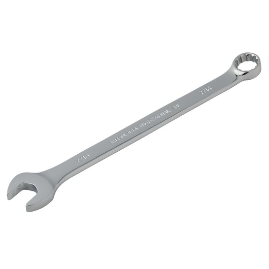 PROTO J1214SPL combination wrench, chrome finish, angled view on white background.