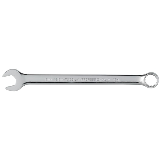 PROTO J1219M-T500 combination wrench, chrome finish, 19 mm, photographed flat on white background.