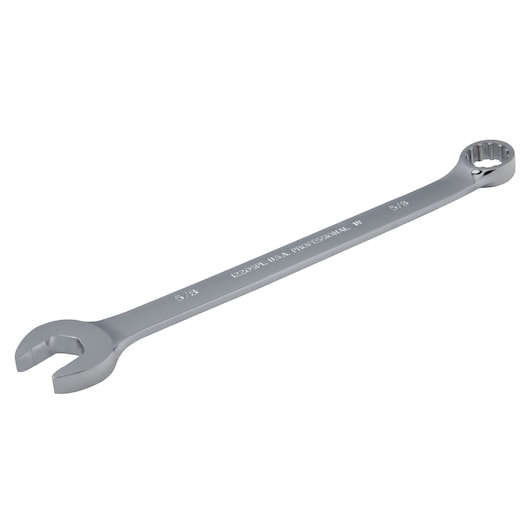 PROTO J1220SPL chrome combination wrench with open and box ends, product photography on white background