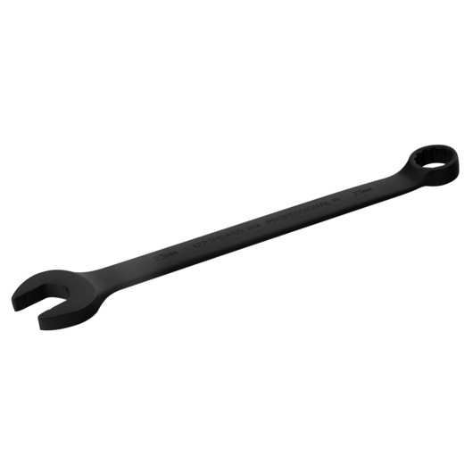 PROTO J1223MBASD black combination wrench, 23mm, photography, angled view on white background.