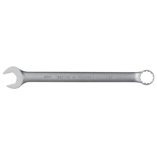 PROTO J1226MASD combination wrench, 26mm, silver finish, flat front view on white background.