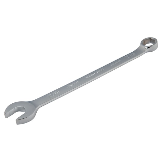 PROTO J1228H-T500 combination wrench, silver finish, 7/8 inch size, angled view on white background.