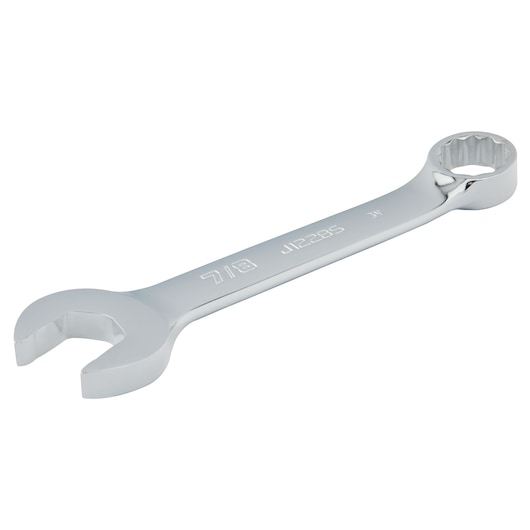 PROTO J1228S chrome combination wrench, 7/8 inch, angled view on white background.