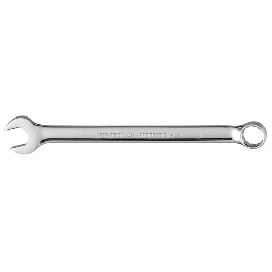 PROTO J1232-T500 combination wrench, chrome finish, front view, tool category.
