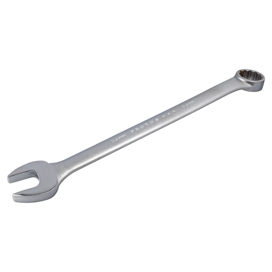PROTO J1236M combination wrench, silver finish, angled view on white background.