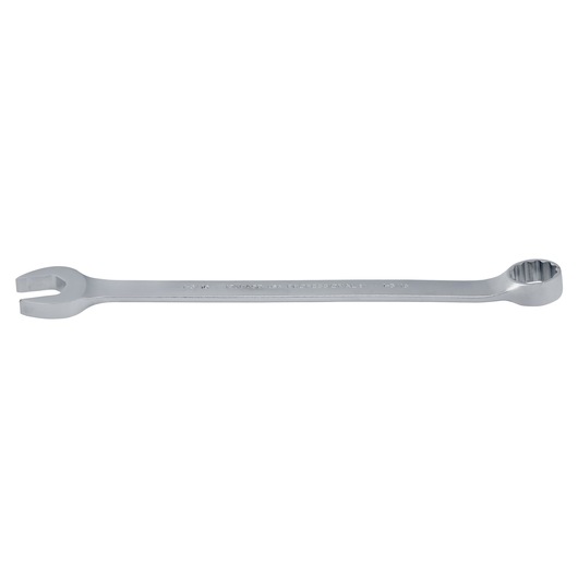 PROTO J1238ASD combination wrench, silver, photography, side angle on white background