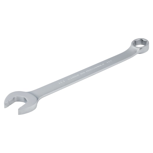 Photo of PROTO J1240HASD combination wrench, silver finish, angled view on white background.