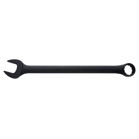 PROTO J1254B black combination wrench, box and open end, front angle on white background.