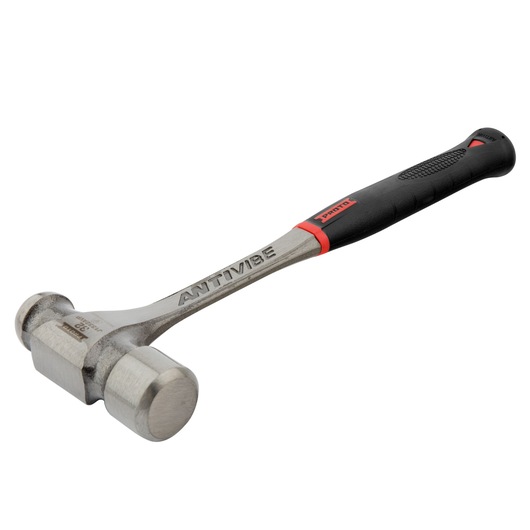 Photo of PROTO J1332AVP anti-vibration sledge hammer with black and red grip, angled on white background.