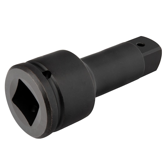 Photo of PROTO J15097P black impact socket adapter on white background, angled view.