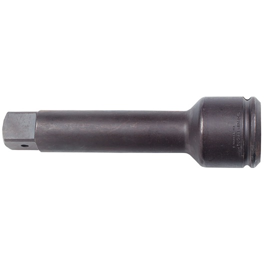 PROTO J15098P impact socket extension, black steel, side view on white background.