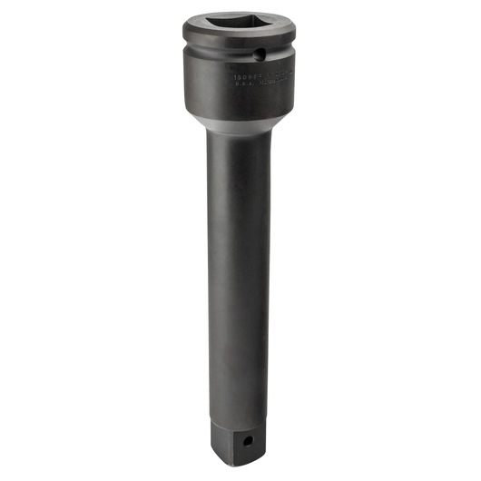 PROTO J15099P black impact socket extension bar, long design, shown upright on white background, product photography.